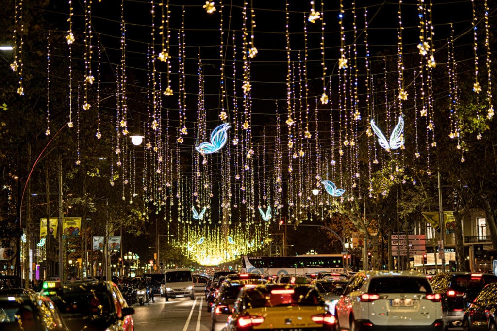 Encendida de luces de Navidad en Barcelona